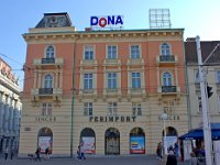 Trg bana Jelačića 14, palača Prve hrvatske štedionice, kasnije Singerova palača na uglu s Praškom (Praška 2)